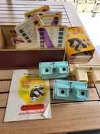 Vintage lot 3 viewmasters lestrade simplex en 190 kaarten, Ophalen of Verzenden