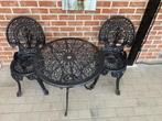 Tuinset ijzer, Tuintafel met 2 stoelen, Ophalen, Tuinset