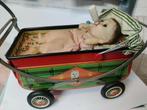 Jouet ancien en étain, calèche pour enfants, marché TN, Enlèvement ou Envoi
