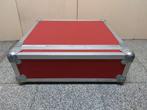 Flightcase 19" - 3 HE / Units (Rood, 1 deksel, glijprofiel), Ophalen of Verzenden, Gebruikt, Flightcase