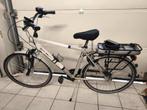 Elektrische herenfiets, Fietsen en Brommers, Gebruikt, Versnellingen, 53 tot 57 cm, Ophalen