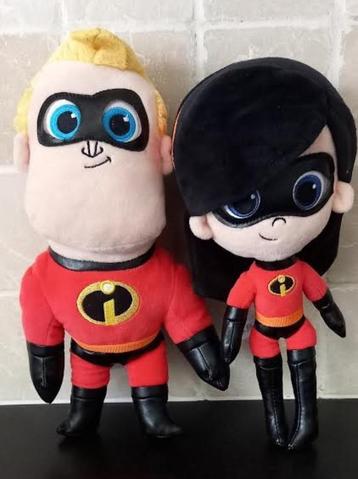 Knuffel incredibles  disney pixar bob en violet beschikbaar voor biedingen