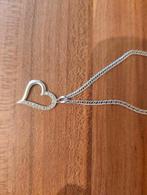Chaîne en argent+ pendentif, Ophalen, Zo goed als nieuw, Wit, Goud