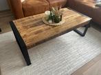 Salontafel mangohout/industrieel, Huis en Inrichting, Ophalen, 100 tot 150 cm, 50 tot 75 cm, 50 tot 100 cm