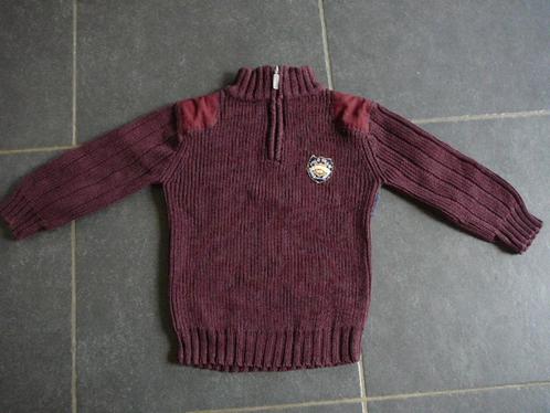 bordeaux trui en de rugkant in het blauw, Kinderen en Baby's, Kinderkleding | Maat 110, Gebruikt, Jongen, Trui of Vest, Ophalen of Verzenden