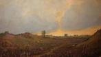 Alois van Regemorter 1895-1961 groot heide landschap, Antiek en Kunst, Ophalen
