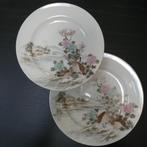 Fijne antieke Japanse Kutani porseleinen borden (2), Antiek en Kunst, Ophalen of Verzenden