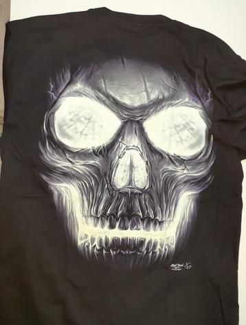 Bandshirt zwart schedel vintage Rock Chang L  beschikbaar voor biedingen