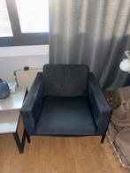 2 fauteuils - bleue foncé, Huis en Inrichting, Fauteuils, Ophalen, ., Minder dan 75 cm, Zo goed als nieuw