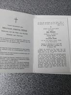 vader en moeder hermanneke wijns, Verzamelen, Bidprentjes en Rouwkaarten, Verzenden, Bidprentje