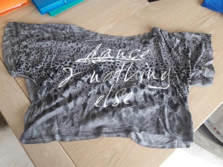 bloesje decathlon Domyos 34, Kleding | Dames, T-shirts, Zo goed als nieuw, Maat 34 (XS) of kleiner, Grijs, Ophalen of Verzenden