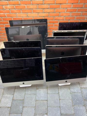 Lotje van 10 oude imacs (werkend , gebreken ,stuk), IMac, 21 inch 27 inch, Enlèvement, Utilisé