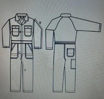 overall blauw katoen NIEUW beschikbaar voor biedingen