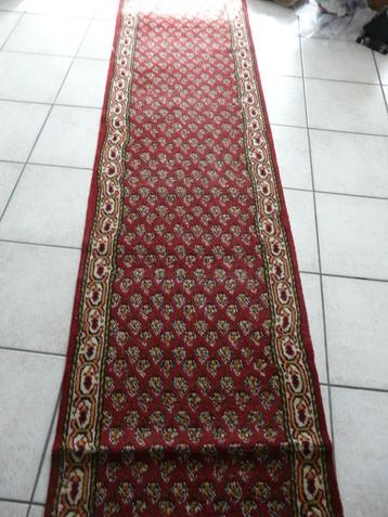 vintage korte ( trap)loper / tapijtloper . 60 x 315 cm  beschikbaar voor biedingen