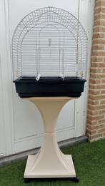 Kraaknette en zeer verzorgde vogelkooi, Ophalen, Vogelkooi
