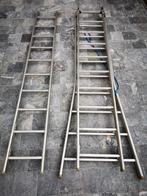 Echelle en alu - 10 marches - 2,4m par section, Ophalen