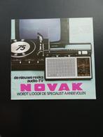 Folder Novak audio TV radio jaren 70 ?, Antiek en Kunst, Ophalen of Verzenden