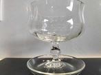 6 dessertglaasjes op voet, Ophalen of Verzenden, Kom(men), Effen, Glas