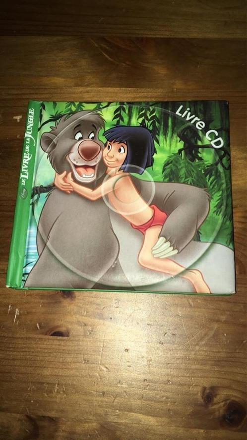 LIVRE CD le livre de la jungle, Collections, Disney, Comme neuf, Autres types, Le Roi Lion ou Le Livre de la Jungle, Enlèvement ou Envoi