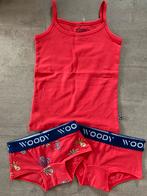 Woody - Setje 2 boxershorts en 1 onderhemdje. Maat 98. Nieuw, Nacht- of Onderkleding, Meisje, Nieuw, Ophalen of Verzenden