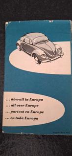 Volkswagen kaart van garages en werkplaats 1957, Ophalen of Verzenden