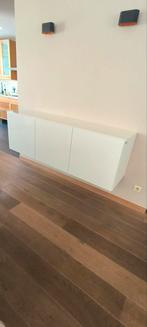 Witte hangkast buffet, Huis en Inrichting, Ophalen, Gebruikt