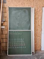 Tableau noir / tableau d'école triptyque, Maison & Meubles, Enlèvement, Utilisé, Tableau noir