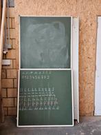 Tableau noir / tableau d'école triptyque, Krijtbord, Gebruikt, Ophalen