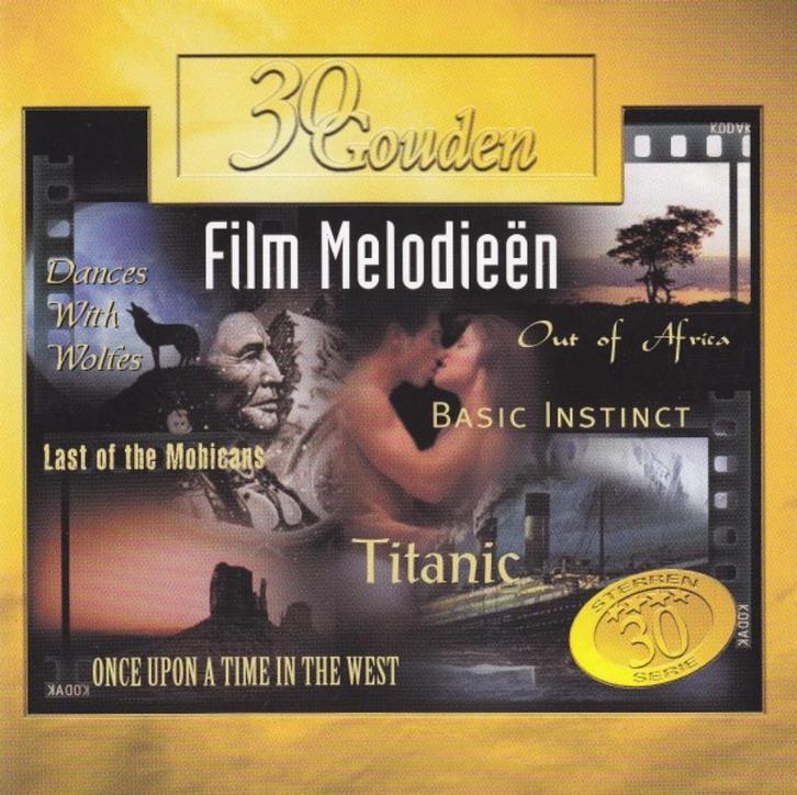 588 - RUUD VAN ES - 30 GOUDEN FILM MELODIEEN - 2CD - NIEUW, Cd's en Dvd's, Cd's | Verzamelalbums, Nieuw in verpakking, Filmmuziek en Soundtracks