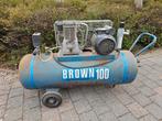 Brown 100 compressor, Doe-het-zelf en Bouw, Compressors, Ophalen, Gebruikt