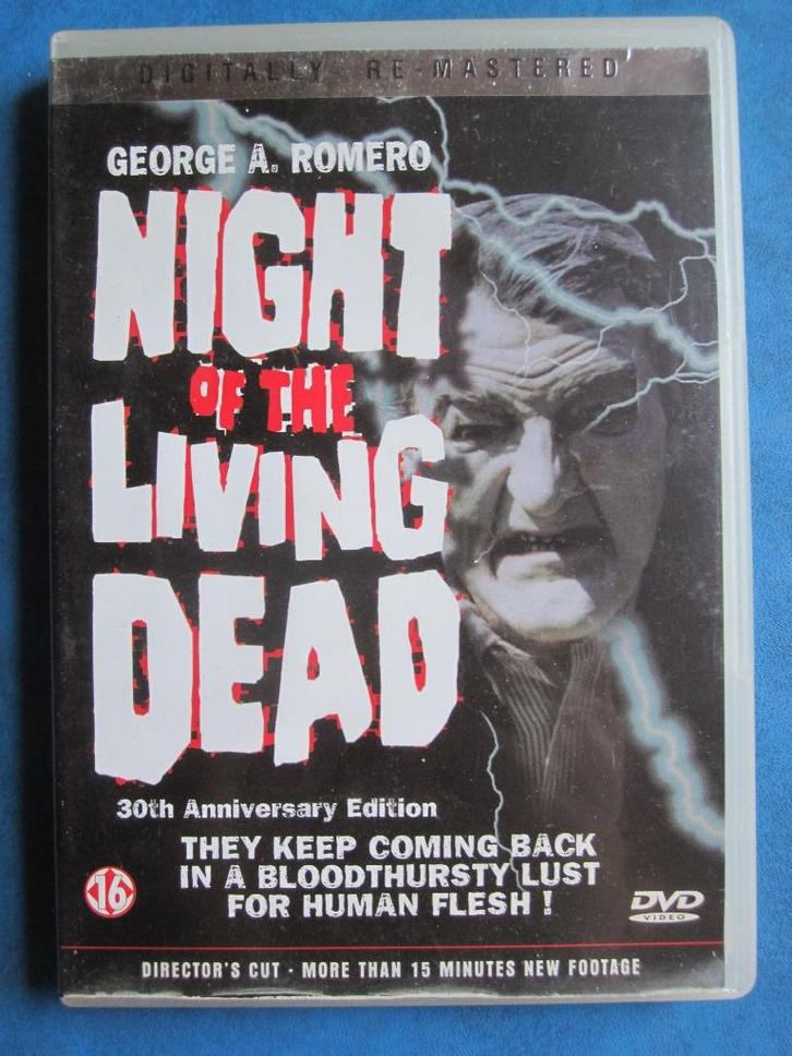 Night of the Living Dead (1968), Cd's en Dvd's, Dvd's | Klassiekers, Zo goed als nieuw, Horror, 1960 tot 1980, Vanaf 16 jaar, Ophalen of Verzenden