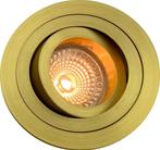 LED inbouwspot rond goud dim-to-warm voor volle plafonds, Huis en Inrichting, Verzenden, Nieuw, Metaal, Mooi