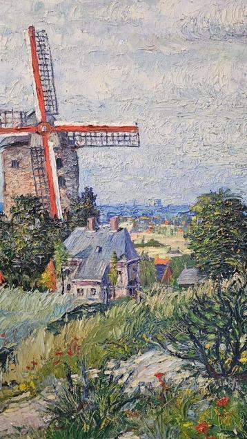 De Ploeg Groningen George Martens Huile sur toile de lin, Enlèvement