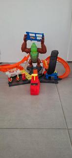 Hot Wheels city toxic gorilla racebaan, Ophalen, Zo goed als nieuw, Racebaan, Hot Wheels