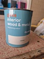 Verf Metaal en Hout Schelpkleur Beige, Ophalen, Beige, Verf