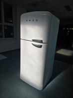 Brede XL Smeg koelkast met garantie, gratis levering, Ophalen of Verzenden, Zo goed als nieuw
