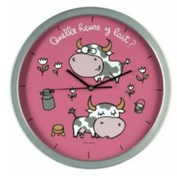 horloge murale Quelle heure il lait ?, Enlèvement ou Envoi, Neuf, Analogique, Horloge murale