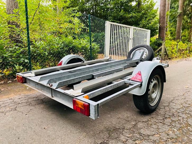 Aanhangwagen voor 3x Moto’s/Scooters, Auto diversen, Aanhangers en Bagagewagens, Gebruikt, Ophalen