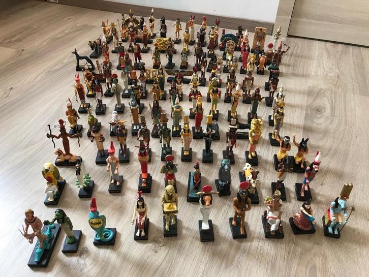 Collection complète Mystères des Dieux de l'Egypte Hachette, Verzamelen, Beelden en Beeldjes, Gebruikt, Religie, Ophalen