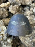 Luftschutz M34 Tsjechische helm Duitse heruitgave wo2, Verzamelen, Ophalen of Verzenden, Overige soorten