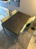 Table et chaises Ikea, Maison & Meubles, Tables | Tables à manger, 100 à 150 cm, Quatre personnes, Comme neuf, Enlèvement