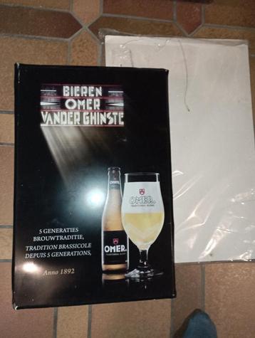 549) reclamebord bier Omer ( 40x60) - enkel afhalen