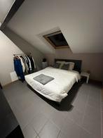 Lit ikea sabovik, Gris, Tissu, Enlèvement, Utilisé