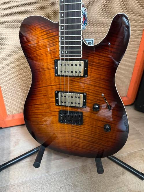 LTD TE-401fm + Bare Knuckle Aftermath, Muziek en Instrumenten, Snaarinstrumenten | Gitaren | Elektrisch, Zo goed als nieuw, Ophalen