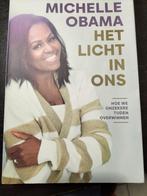 Boek Michelle Obama 'het licht in ons', Boeken, Biografieën, Gelezen, Politiek, Michelle Obama, Ophalen