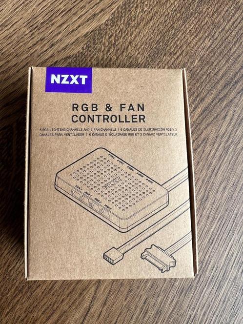 NZXT RGB & Fan Controller + 4 x NZXT fans, Computers en Software, Computerkoelers, Zo goed als nieuw, Luchtkoeling, Ophalen of Verzenden