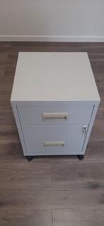 Archiefkast metaal op wieltjes, 25 à 50 cm, Avec serrure, Moins de 100 cm, Comme neuf