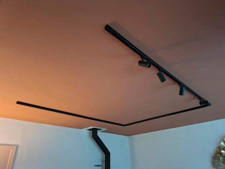 Rails luminaires et 4 spots, Maison & Meubles, Lampes | Appliques