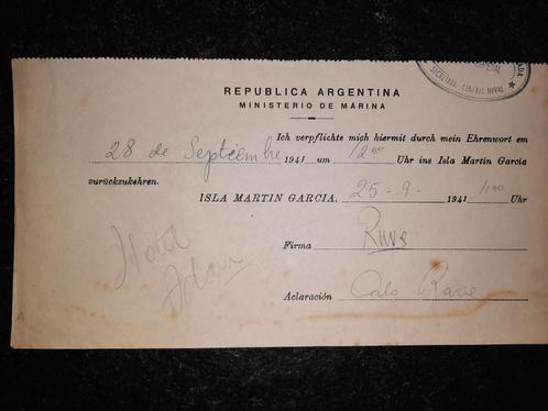 Duitse marine WW2 Kriegsmarine Admiral Graf Spee bemanning, Verzamelen, Militaria | Tweede Wereldoorlog, Marine, Verzenden