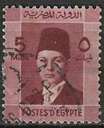 Egypte 1937/1944 - Yvert 191 - Koning Farouk  (ST), Timbres & Monnaies, Timbres | Afrique, Égypte, Affranchi, Envoi